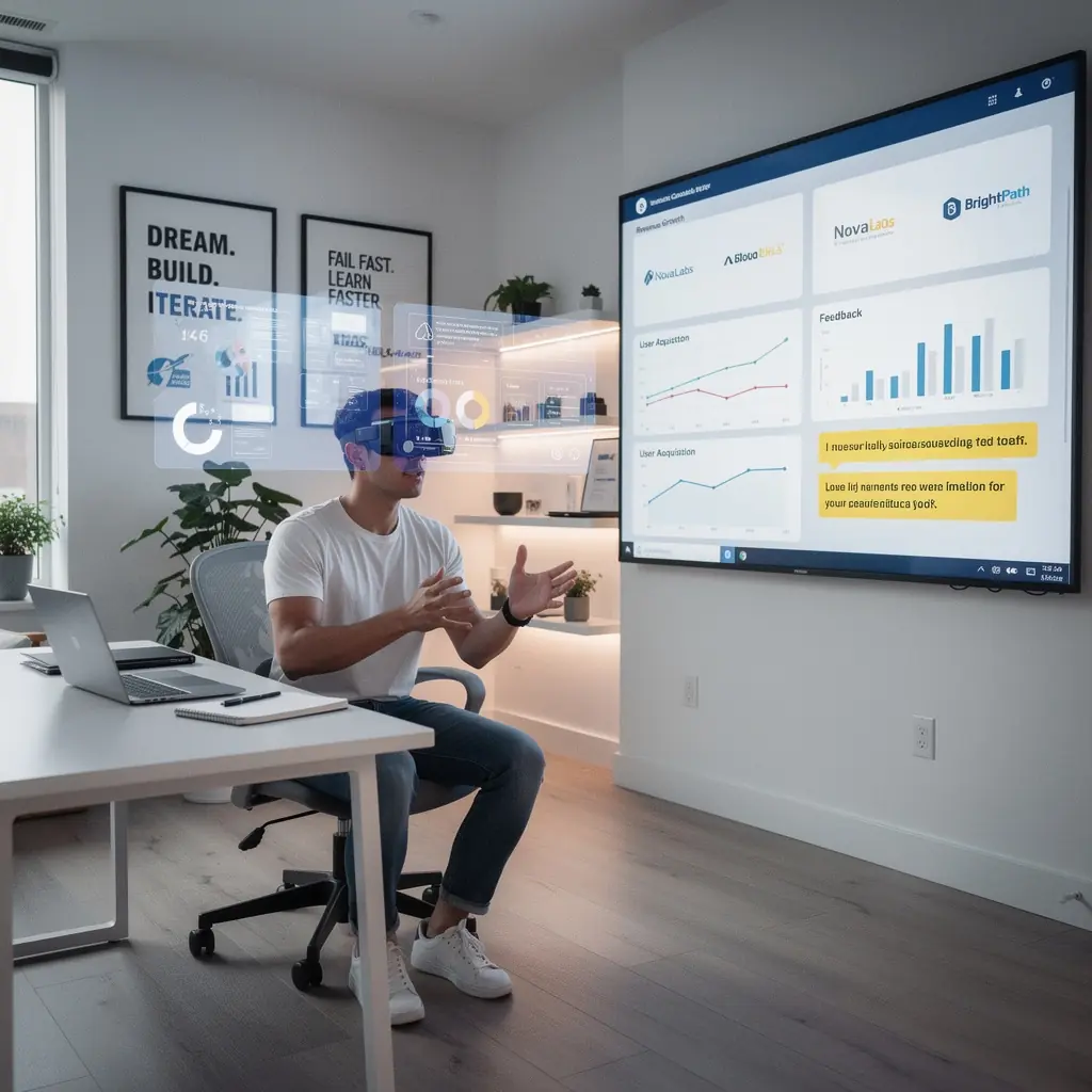 Vállalkozói képzést bemutató online tanfolyam képe